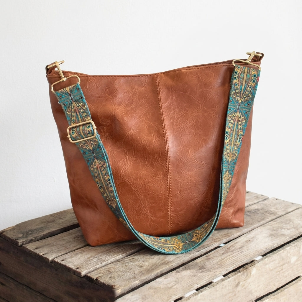 Stella® | Äkta Läder Bucket Väska