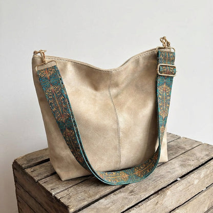 Stella® | Äkta Läder Bucket Väska