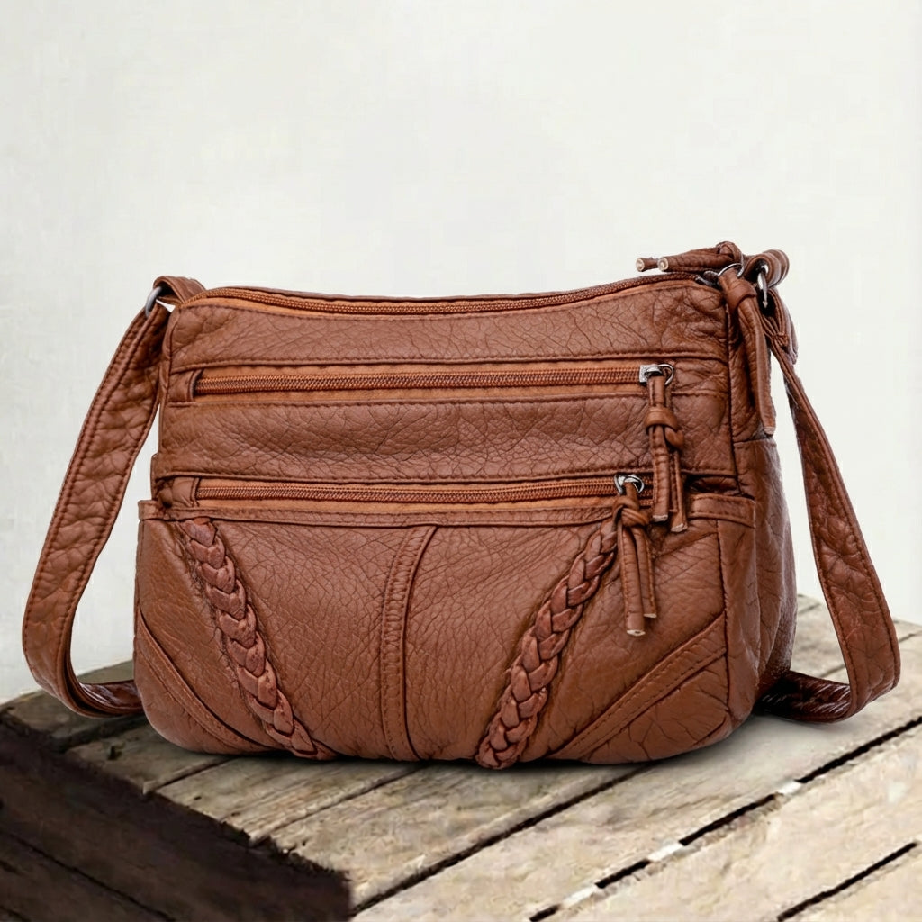 Adriana® | Äkta Läder Axelväska