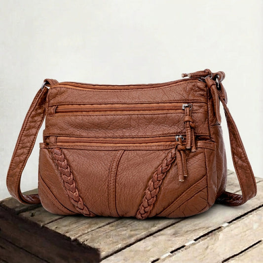 Adriana® | Äkta Läder Axelväska